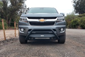 Chevrolet Silverado 2500HD Brackets - Go Rhino - RC3 & RC4 LR - Textured Black - `15-`19